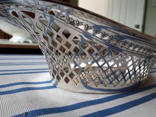 Solid Sterling silver basket