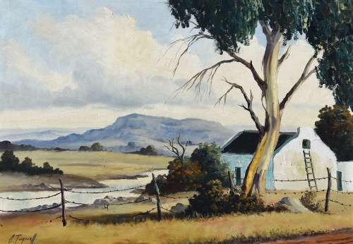 Chris Tugwell oil on board 49cm x 35 cm