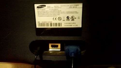 Samsung SyncMaster S24B370 LED 24 Inch Monitor only power and vga cables