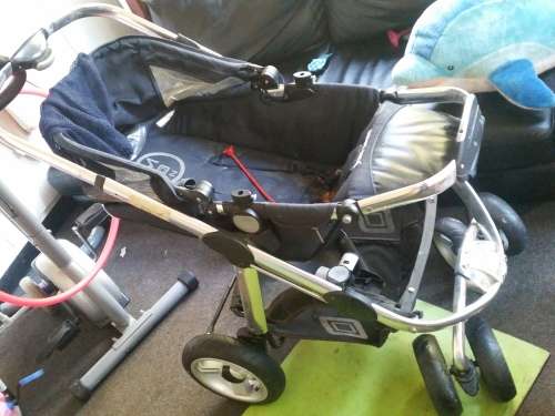 Moon Pram - Navy Blue