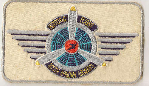 SAA Historic Flight Cloth Patch