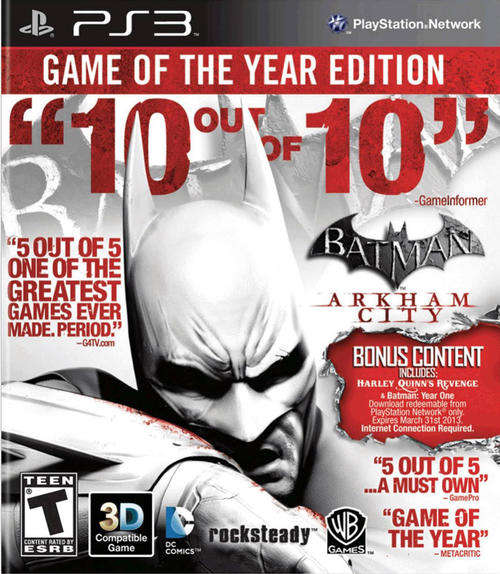 BATMAN ARKHAM CITY PS3 GAME. GREAT OFFER!!!! (AS NEW)