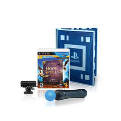 PS3 MOVE STARTER PACK WITH WONDERBOOK BOOK OF SPELLS. GREAT OFFER!!!! (AS NEW) READ!!!!!!!!!