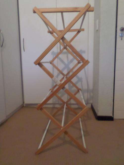 *FREE SHIPPING*  House of York - Foldable Wooden Drying Rack with Non-Slip Plastic Coating
