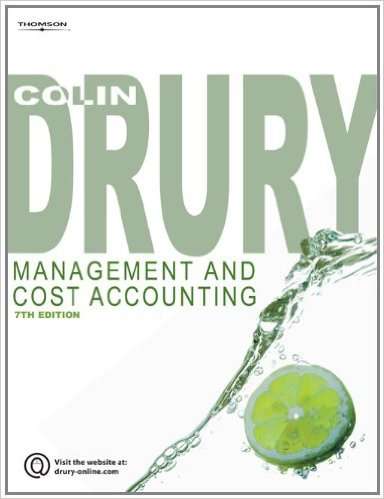 Management and Cost Accounting - DRURY 7th Edition (Student Bundle)