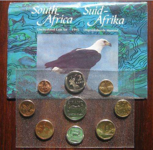 1995 - SA UNCIRCULATED SET AS ISSUED FROM THE SA MINT - UNTOUCHED!