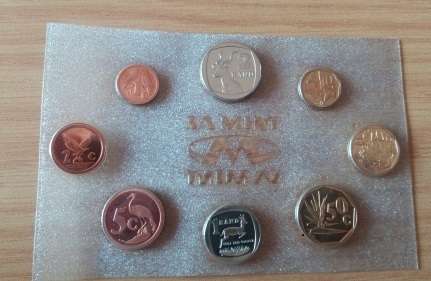 1993 SA MINT COIN SET (UNC) -  25 Years old! AS ISSUED BY SA MINT. NOT MANY LEFT.