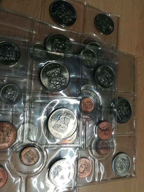 6 x LOTS OF PARTIAL UNCIRCULATED SA MINT SETS: 1971 to 1976. Bid per set!