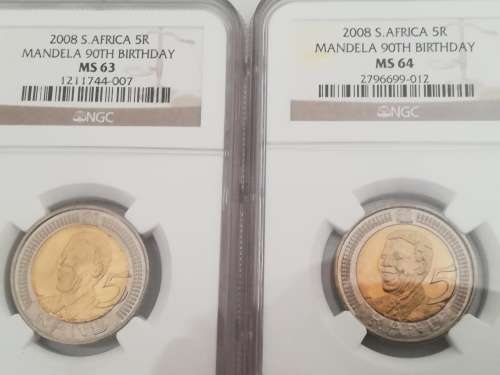 MS63 + MS64 ** SCARCE GRADES!!! NGC-GRADED. BOTH FOR ONE BID!!