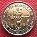 SUPERB O R TAMBO COMMEMORATIVE R5 COIN.. 1917 - 2017.. UNCIRCULATED IN ZIPLOCK BAGS.