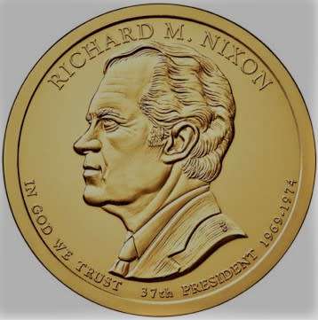 RICHARD M. NIXON **  37th PRESIDENT OF THE USA:¿1969¿1974¿ UNCIRCULATED & ENCAPSULATED.