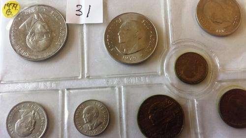 ** UNC!  1979 8-PIECE COIN SET AS OBTAINED FROM THE SA MINT. LOW MINTAGE.
