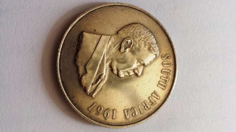 SILVER 1967 AFRIKAANS R1 - H.F. VERWOERD - GREAT CONDITION!