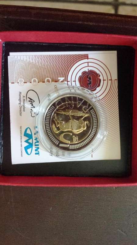 R1 START - CW- OOM PAUL  MINTMARK R5 - 2008. IN ORIGINAL SA MINT BOX.
