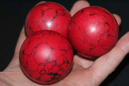 Red Turquoise Ball