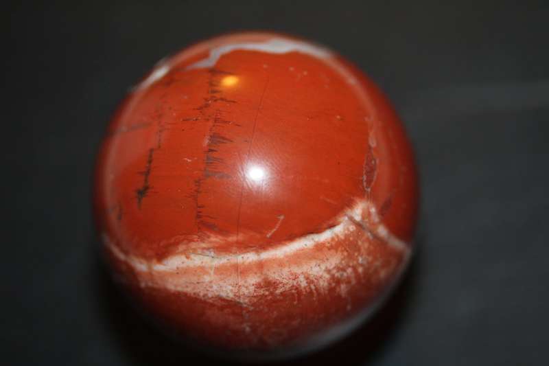 Rare Red Jasper Ball