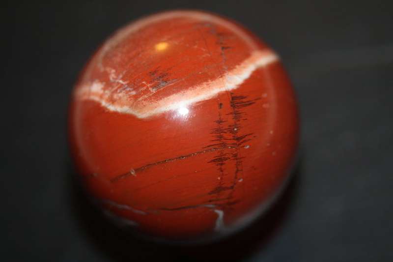 Rare Red Jasper Ball