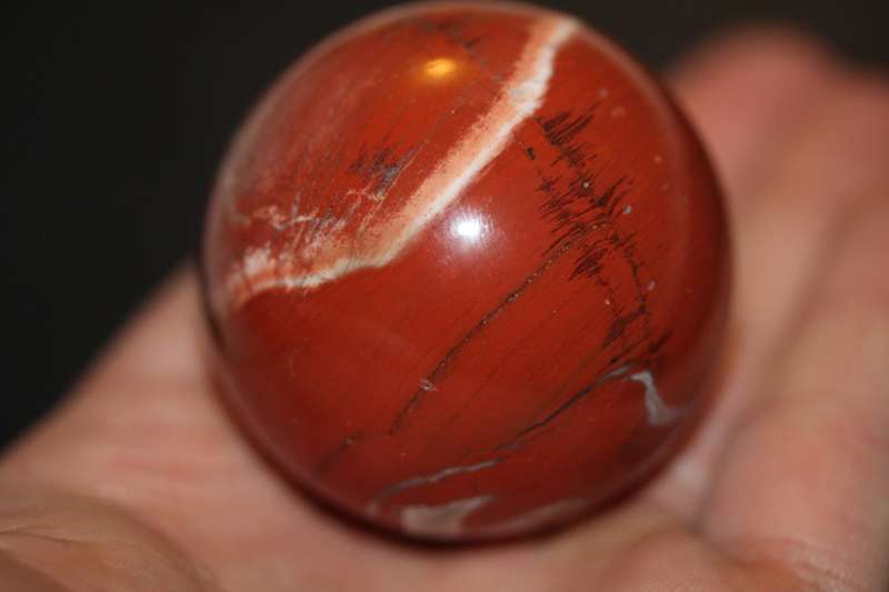 Rare Red Jasper Ball
