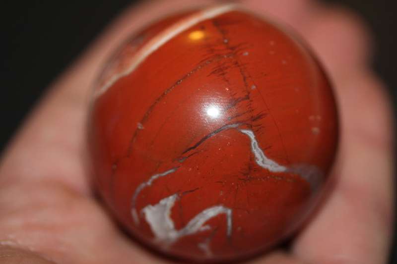 Rare Red Jasper Ball