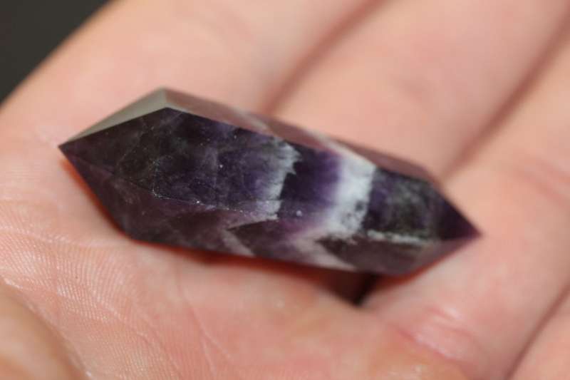 Polished Dream Amethyst Crystal