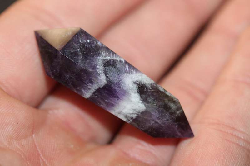 Polished Dream Amethyst Crystal