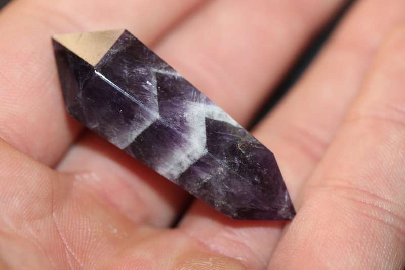 Polished Dream Amethyst Crystal