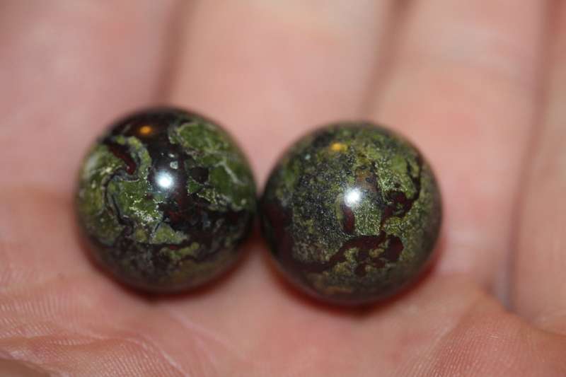 Small Dragon bloodstone ball
