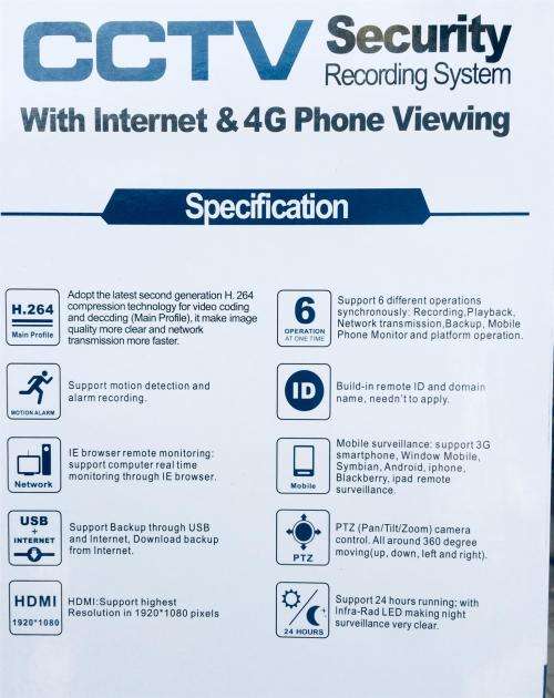 4CH AHD CCTV KIT