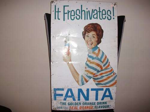 Vintage Fanta sign
