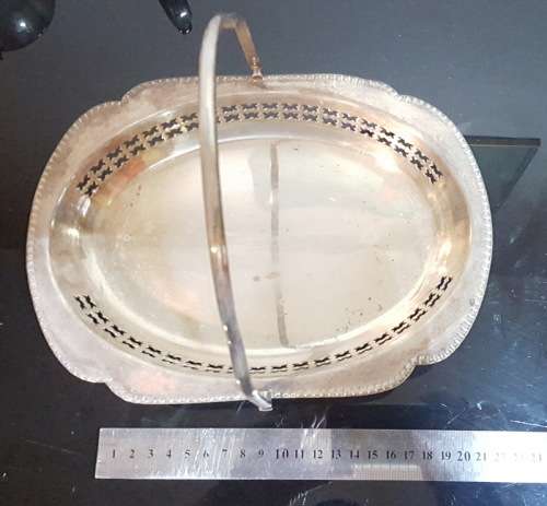 Vintage Dekrona Silver Plated Serving Tray with  Handle