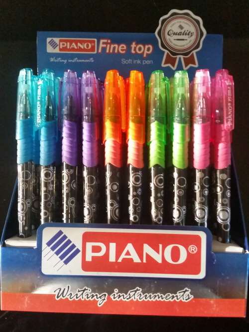 Piano soft blue ink pen 50pcs for one bid