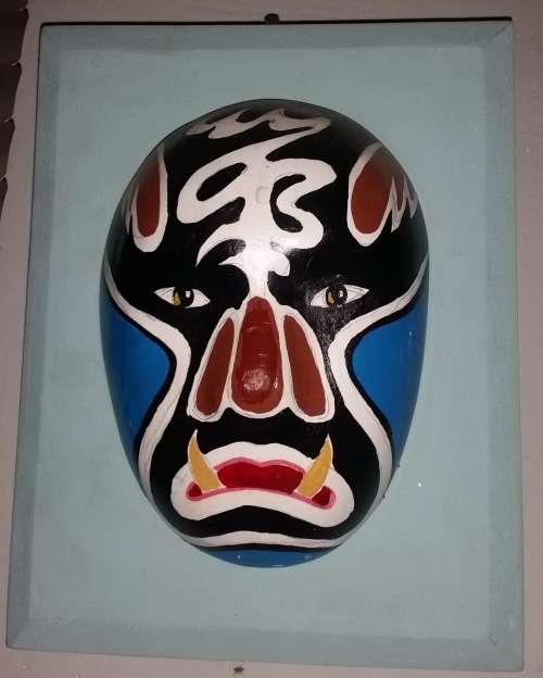 Hand Draw Chinese Peking Opera Mask 002