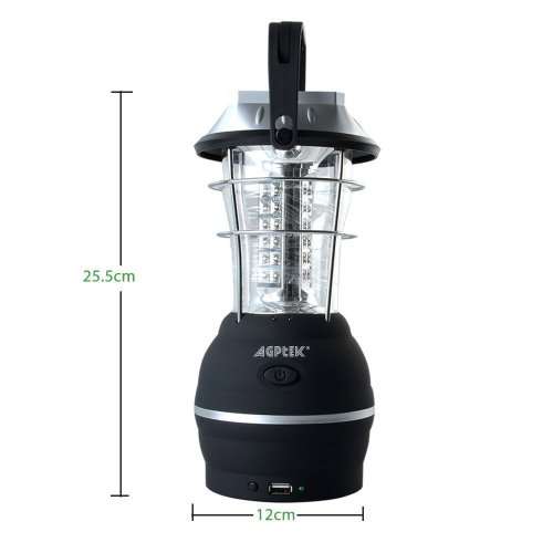 super bright hand crank SOLAR LED lanten 5 ways rechargeble