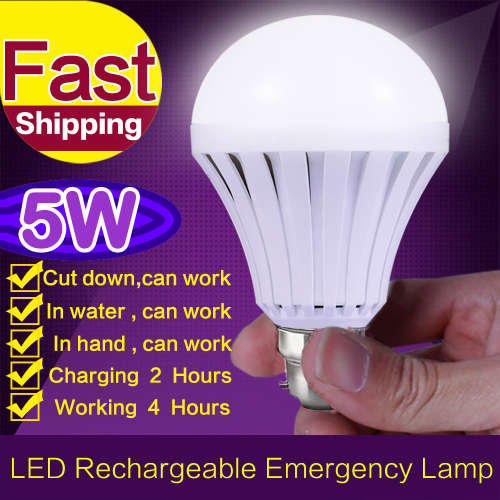 Rechargeable LED B22 Bulb Light