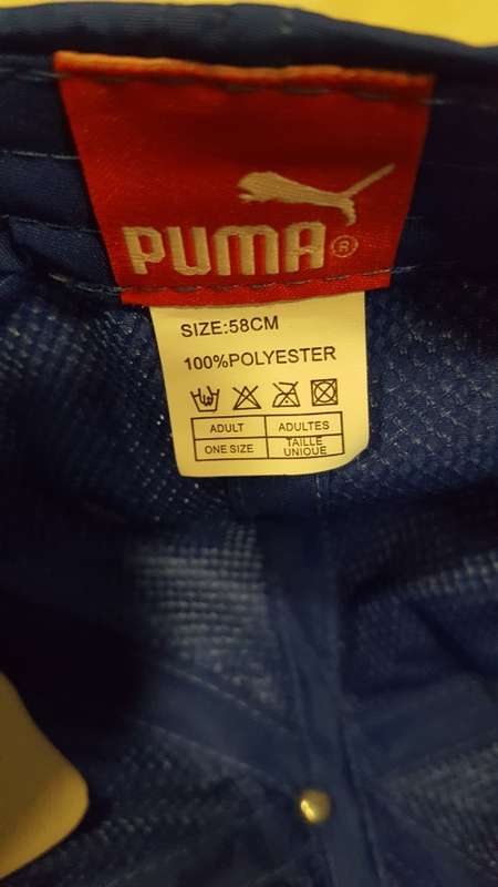 Puma one size major leagur baseball cap--blue