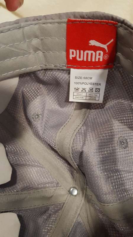 Puma one size major leagur baseball cap--grey