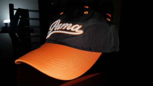 Puma Major Leagur Baseball cap --black and orange