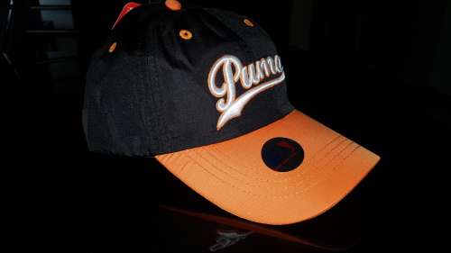 Puma Major Leagur Baseball cap --black and orange