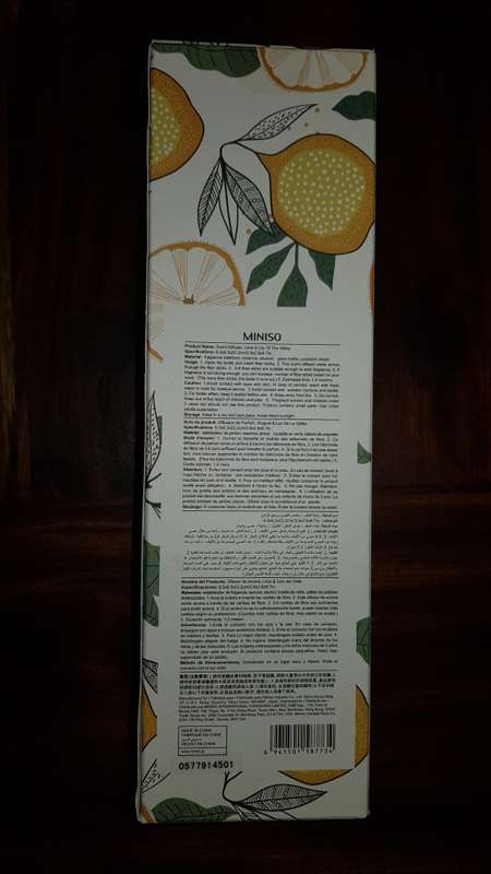 miniso scent diffuser lime & lily of the valley
