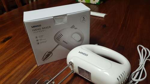 miniso hand mixer blender 5 speeds
