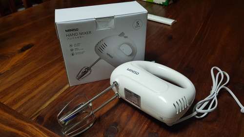 miniso hand mixer blender 5 speeds