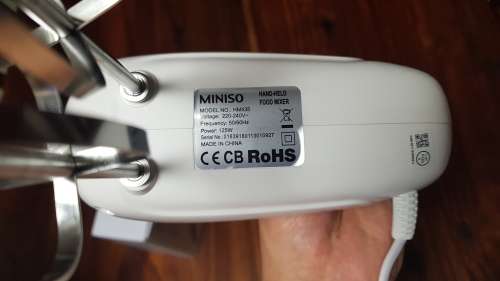 miniso hand mixer blender 5 speeds