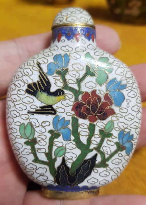 CHINESE CLOISONNE VASE--only for Dave