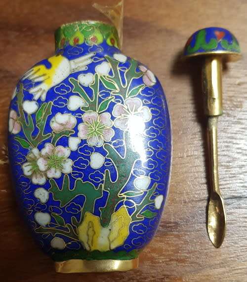 CHINESE CLOISONNE VASE--only for Dave