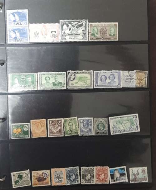 AFRICA MIX USED STAMPS CRAZY SART BIDDING FROM R1---TOTAL 33 PAGES