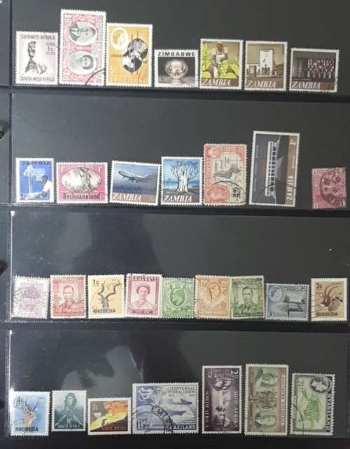 AFRICA MIX USED STAMPS CRAZY SART BIDDING FROM R1---TOTAL 33 PAGES