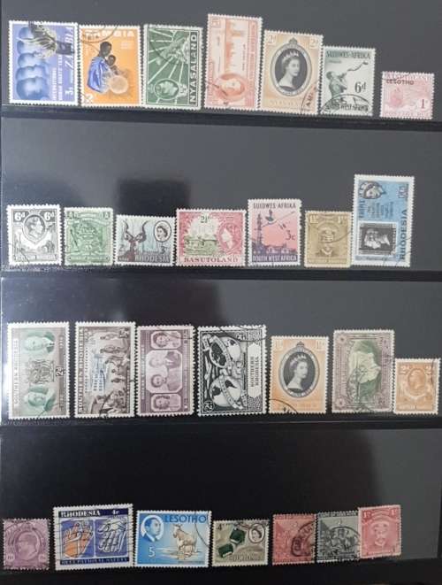 AFRICA MIX USED STAMPS CRAZY SART BIDDING FROM R1---TOTAL 33 PAGES