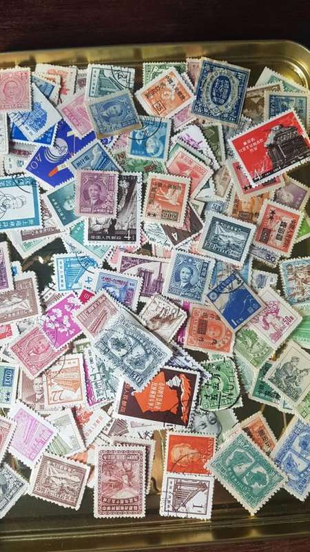 1910-1960 Chinese early issued stamps unchecked 100pcs more or less