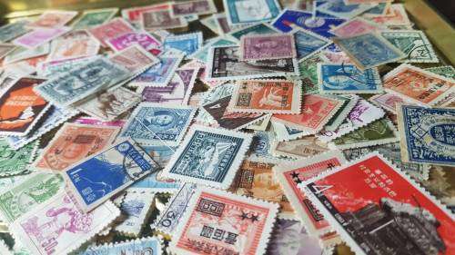 1910-1960 Chinese early issued stamps unchecked 100pcs more or less