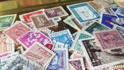 1910-1960 Chinese early issued stamps unchecked 100pcs more or less